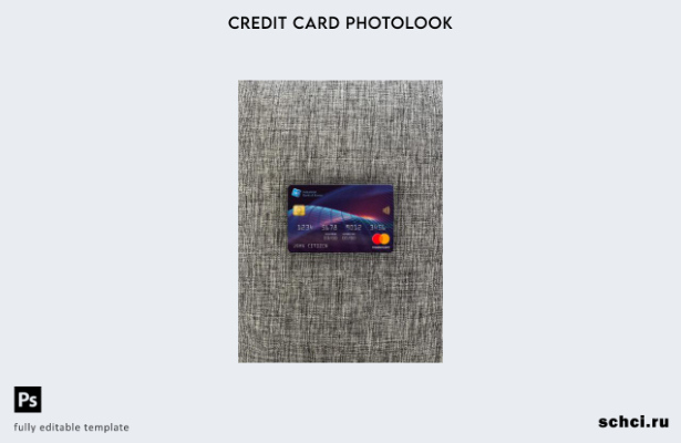 цифровая загрузка Южнокорейского промышленного банка, шаблон Mastercard Photoloo